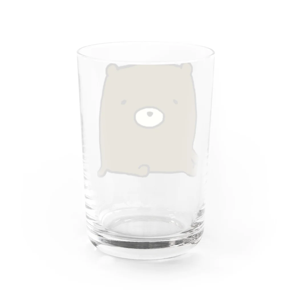 ウチウジンマンダラのとてぐまくん座る Water Glass :back