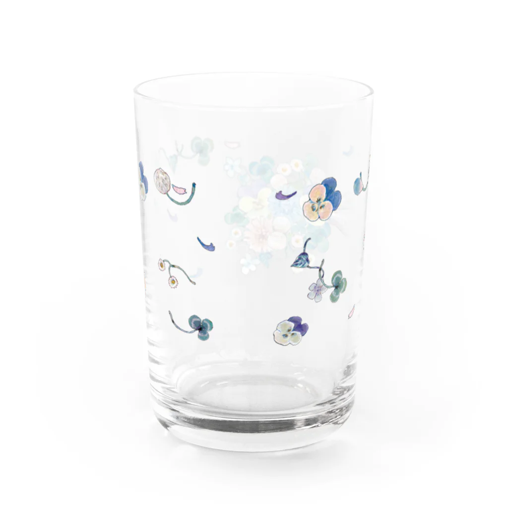 つくも舎の花熱帯魚 Water Glass :back