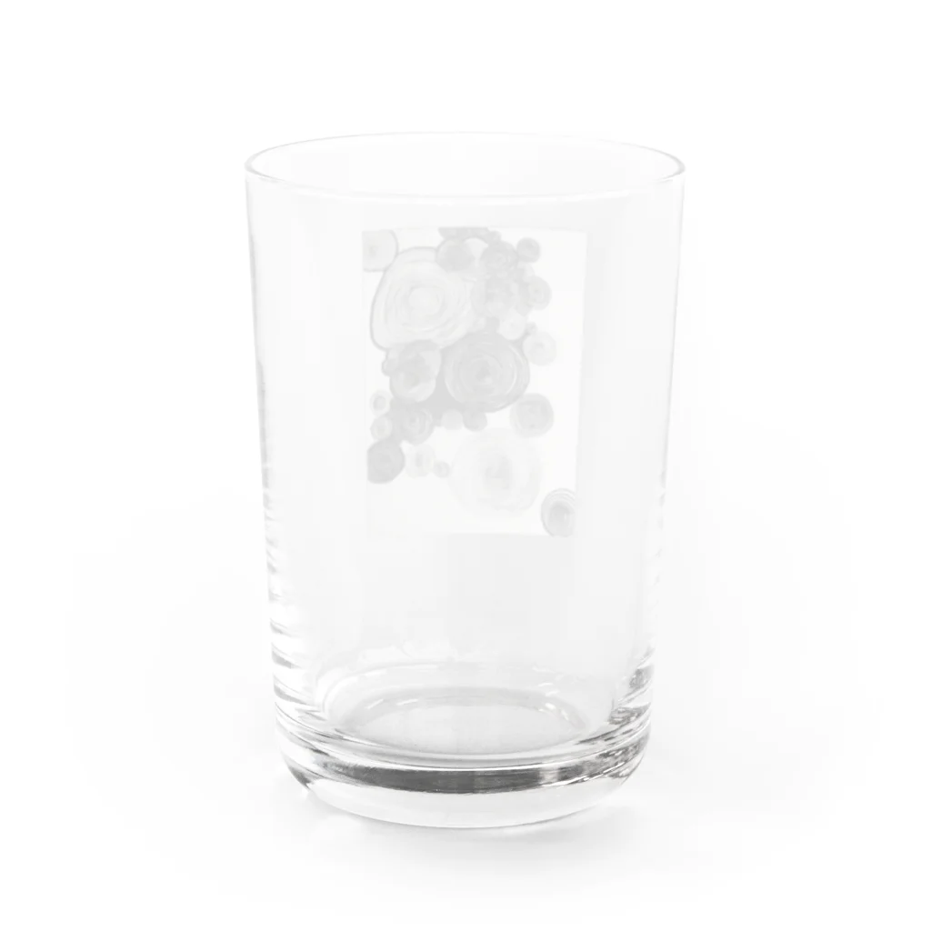 未野のグッズ屋さんのうずまきの大群 Water Glass :back