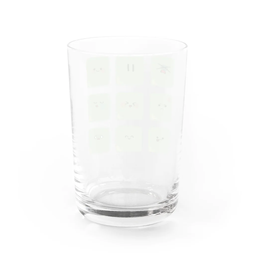 あろえの色々飲んじゃえ Water Glass :back