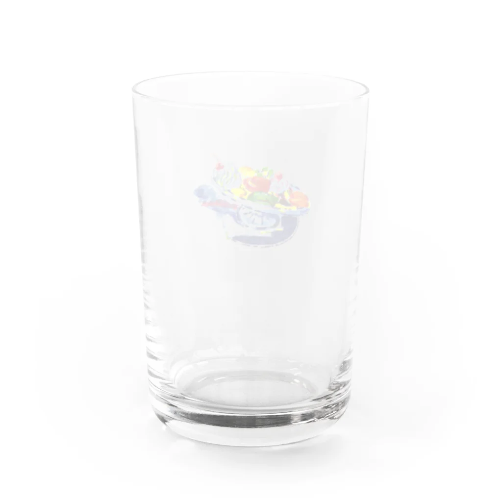 喫茶 ~架空~のあらあら プリン・ア・ラ・モード Water Glass :back