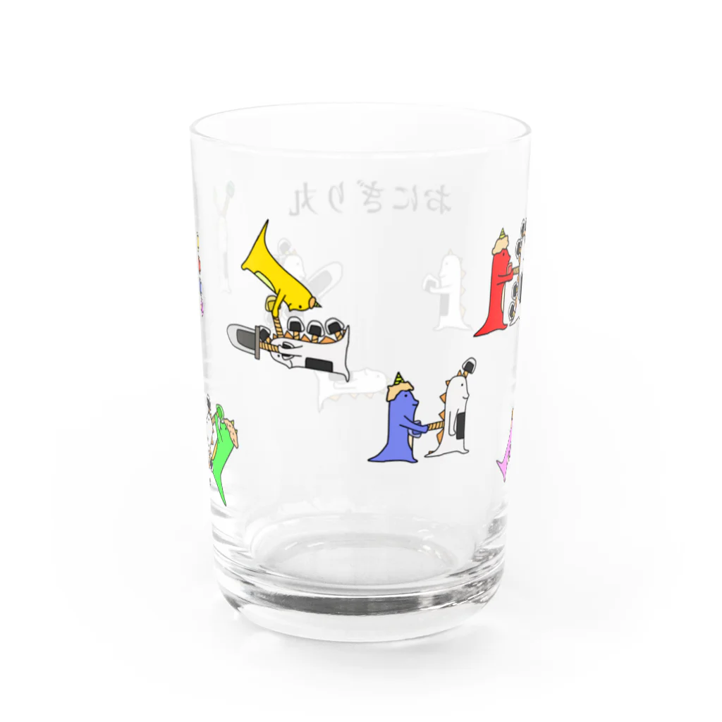 おぬしわんの店のおにぎり丸のグラス Water Glass :back