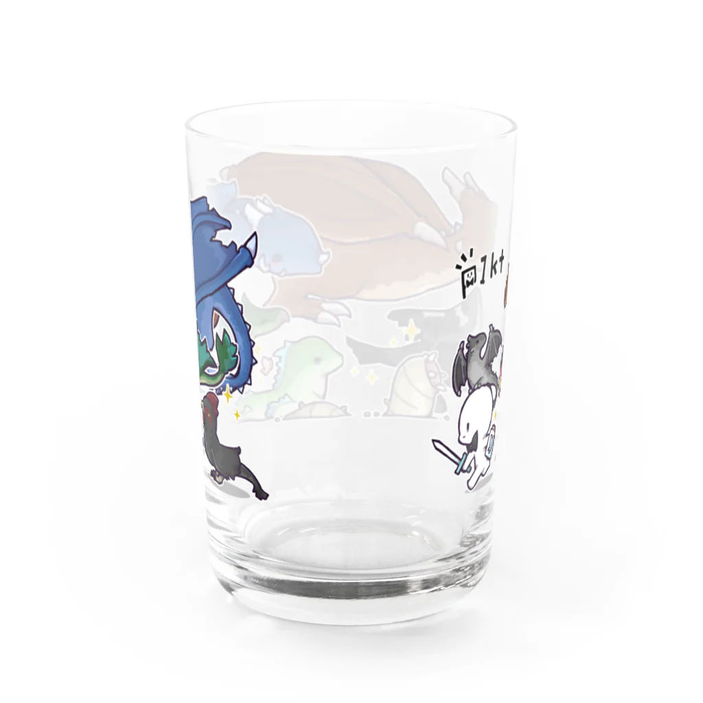 ぴくとのドラクラ Water Glass :back