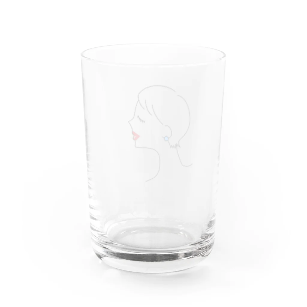 めめ。のステキな女性︎💕︎💄 Water Glass :back