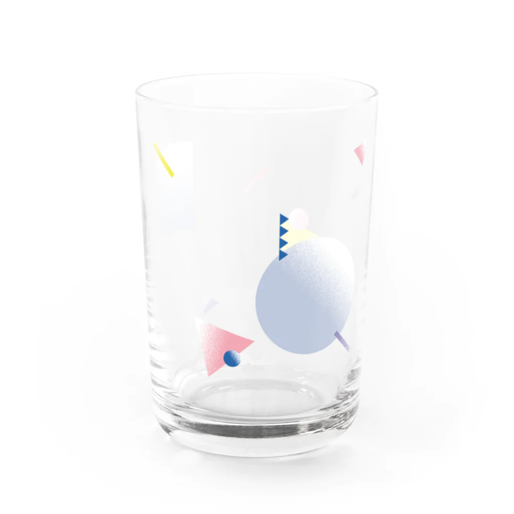 KMIのウェルネスきもい Water Glass :back