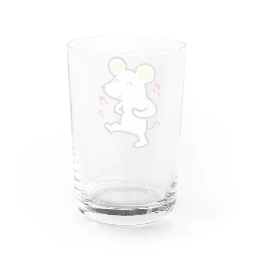 susnkのねずみ Water Glass :back