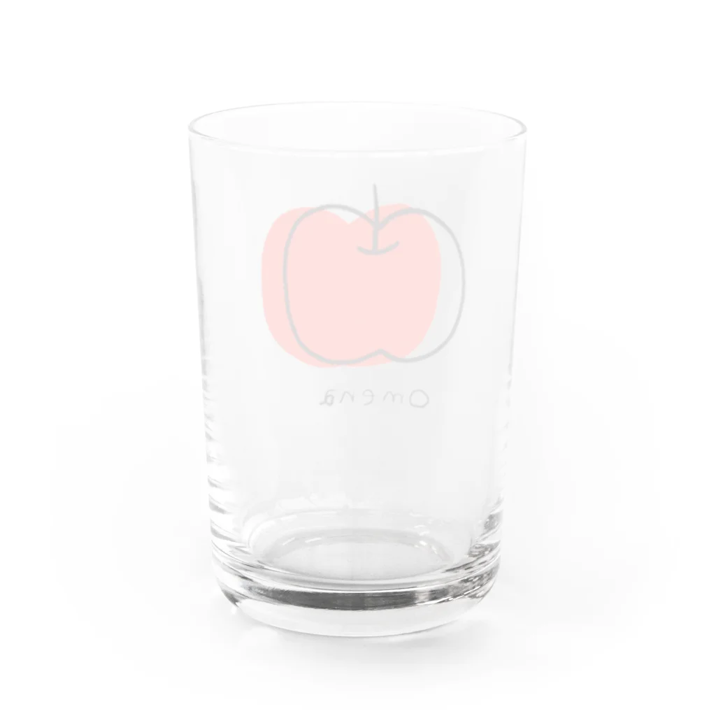 ゆっこのりんごちゃん Water Glass :back