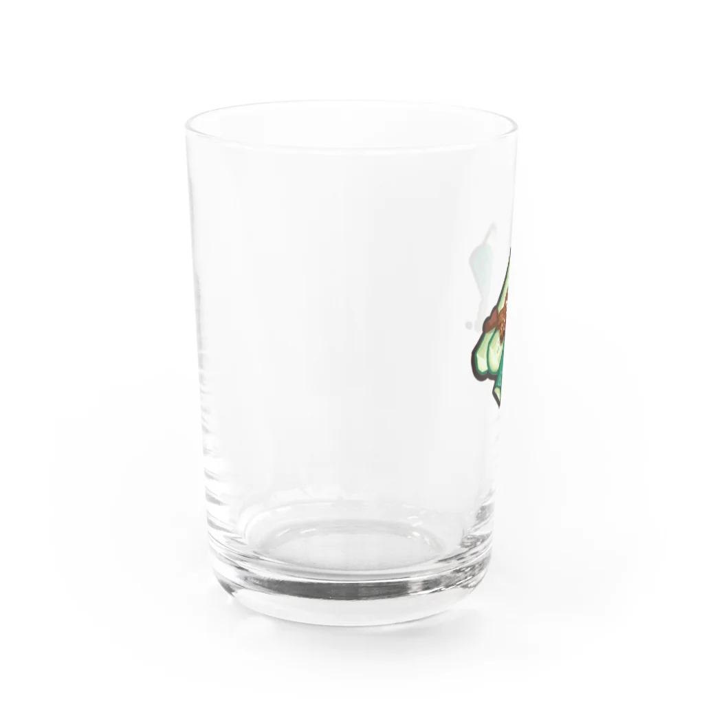 梶浦ゆみこのもろきゅう Water Glass :back