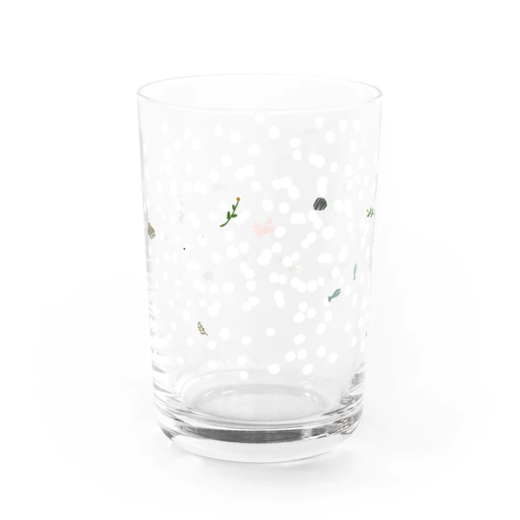 みなはむのかにグラス Water Glass :back