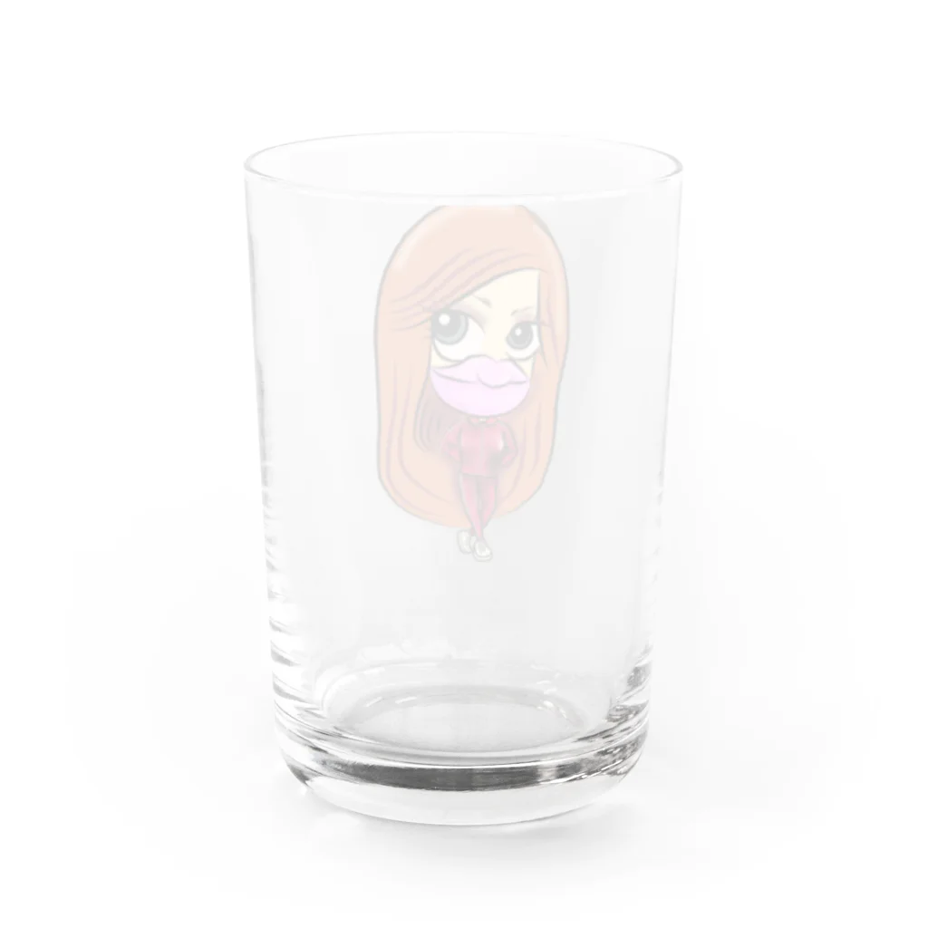 Marumiartのai love Water Glass :back