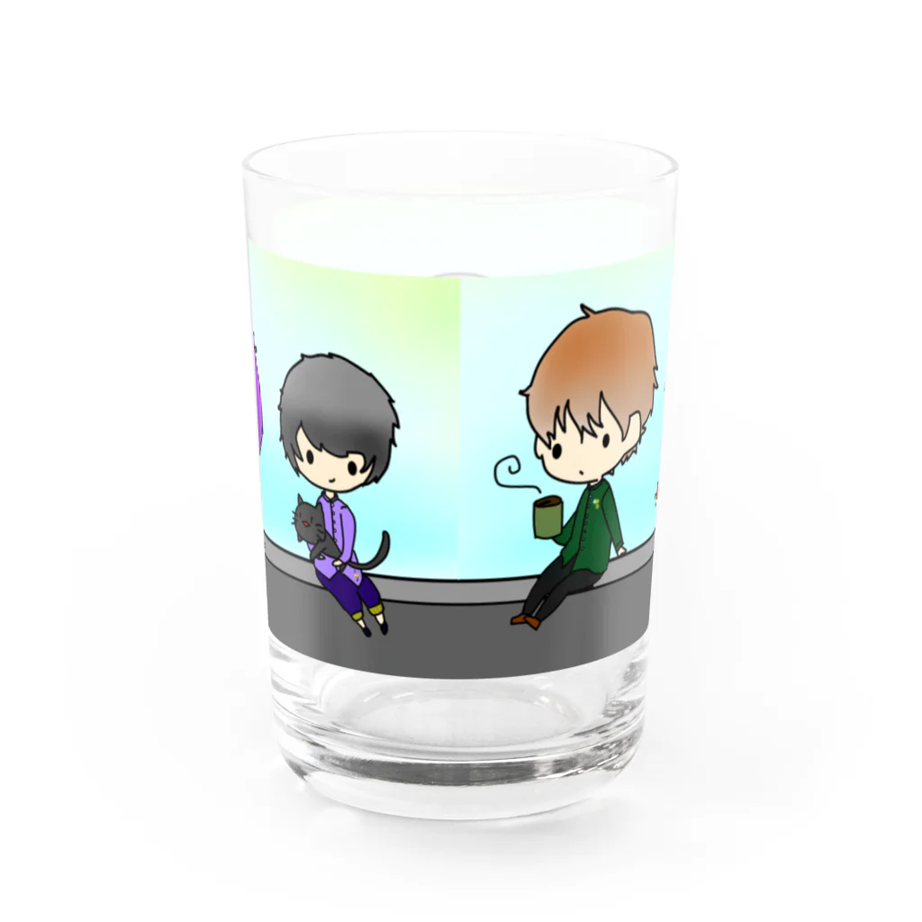 もるの『ゴミ箱。』 Water Glass :back