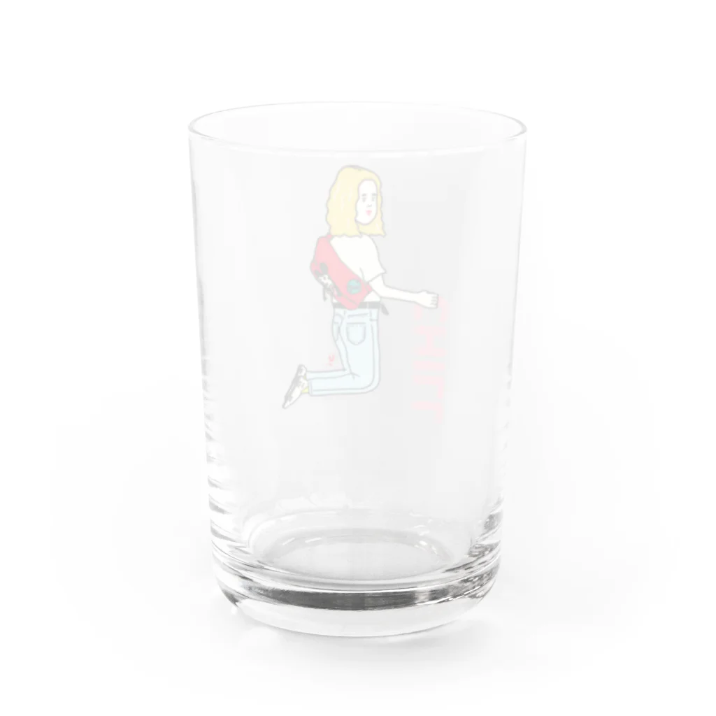 uhei art works.のChill ちるチールネ Water Glass :back