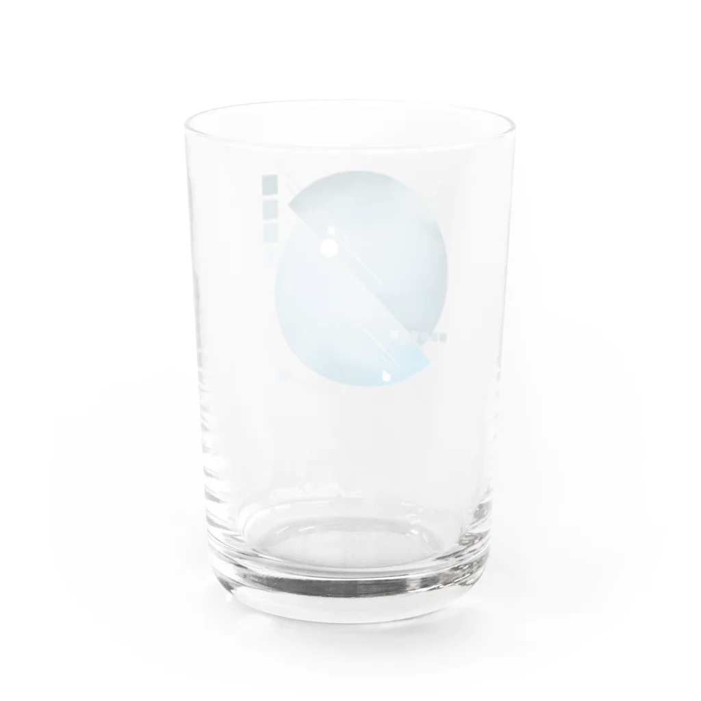 AZUKIのまる Water Glass :back