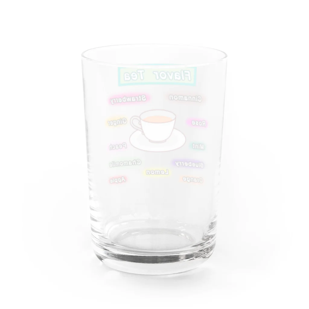 そら色の小ビンの紅茶　フレーバー Water Glass :back