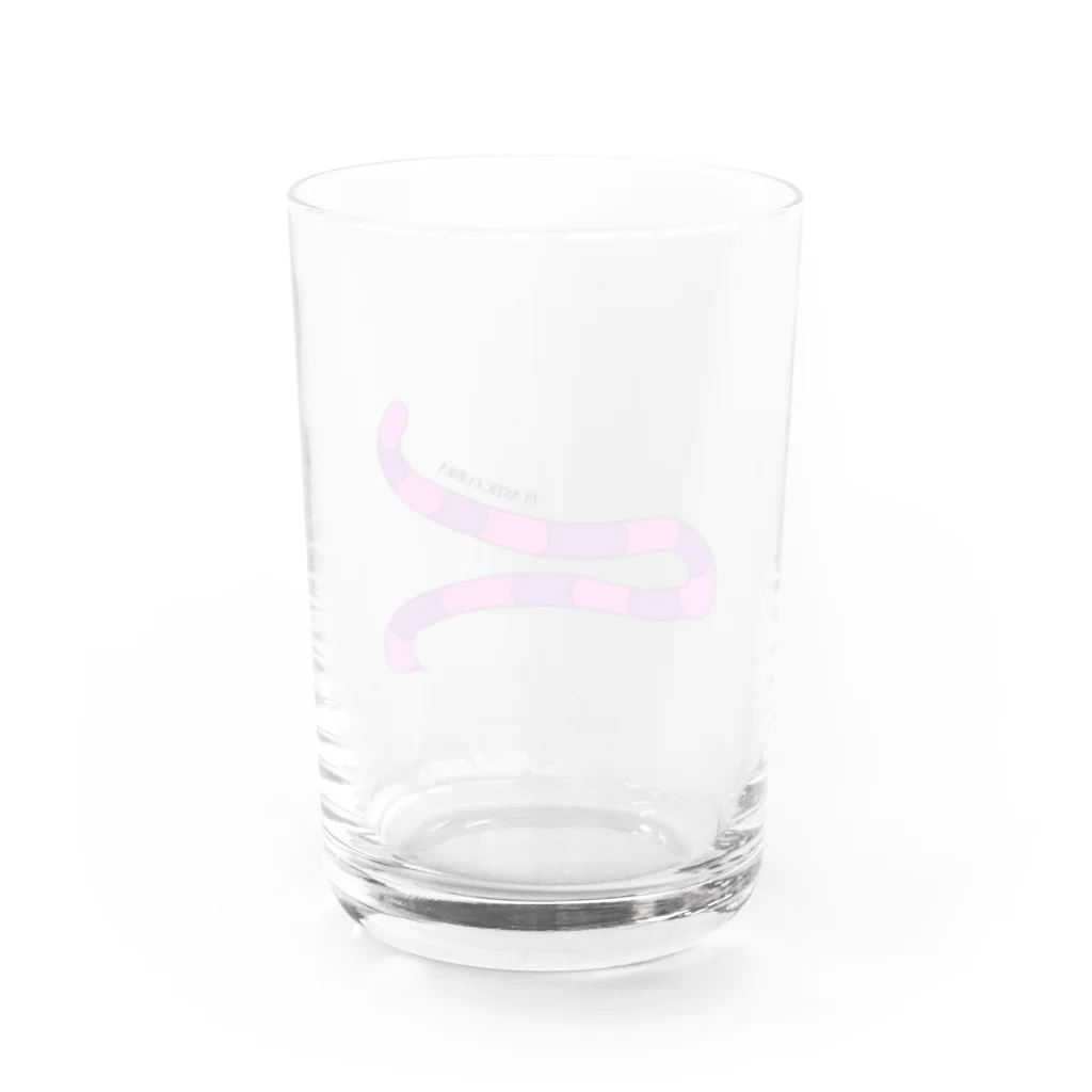 PLASTIC COBRAのチェシャ猫子々×plastic cobra Water Glass :back