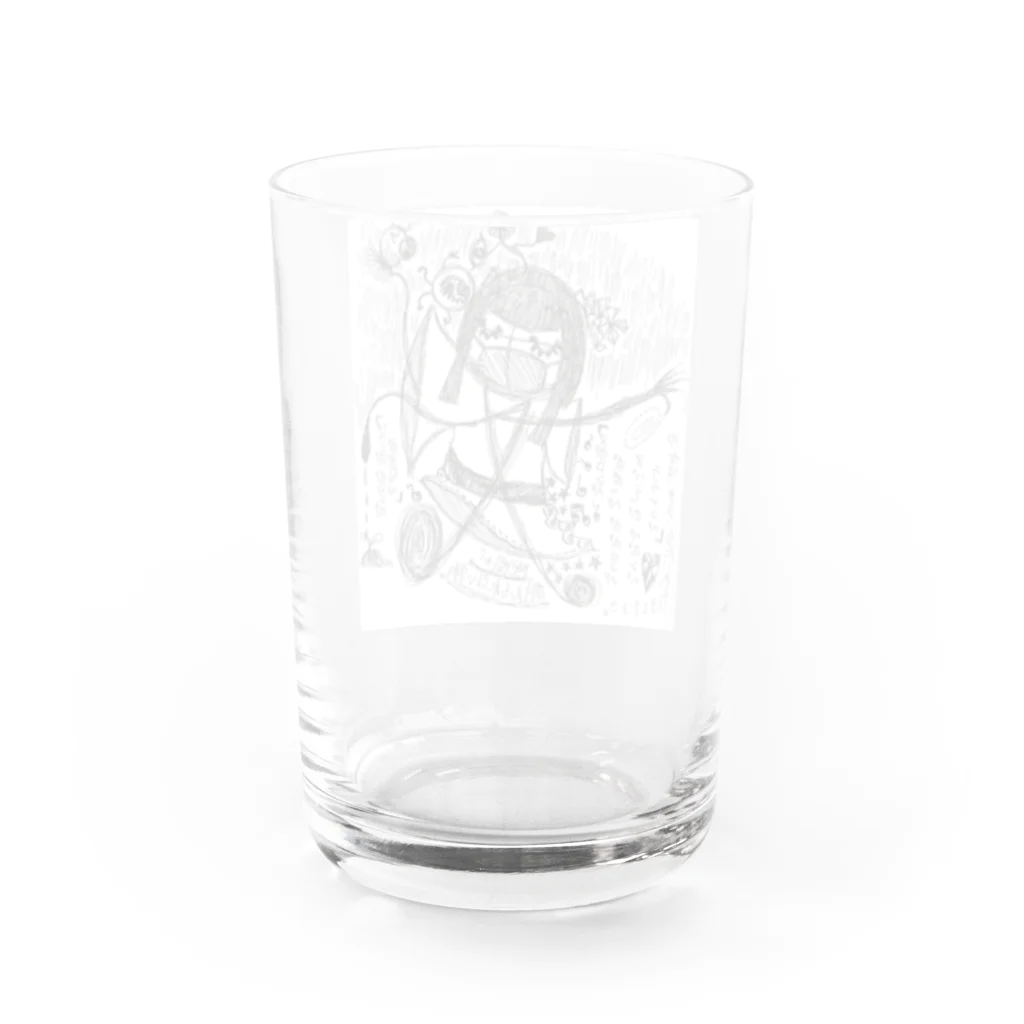 古春一生(Koharu Issey)のプラんペ プルんペ ポポロッペ Water Glass :back