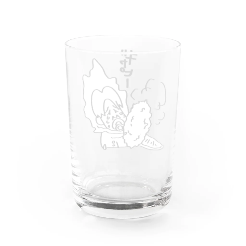 kawajitomoyoのカキの子ちやちゃん おともだち Water Glass :back