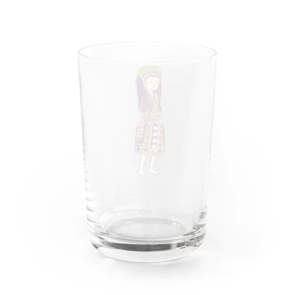 IZANAMI by Akane Yabushitaの【タイの人々】モン族の女の子 Water Glass :back