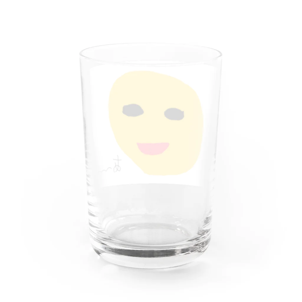 kamatansteakのあ〜ちゃんのグッズ Water Glass :back