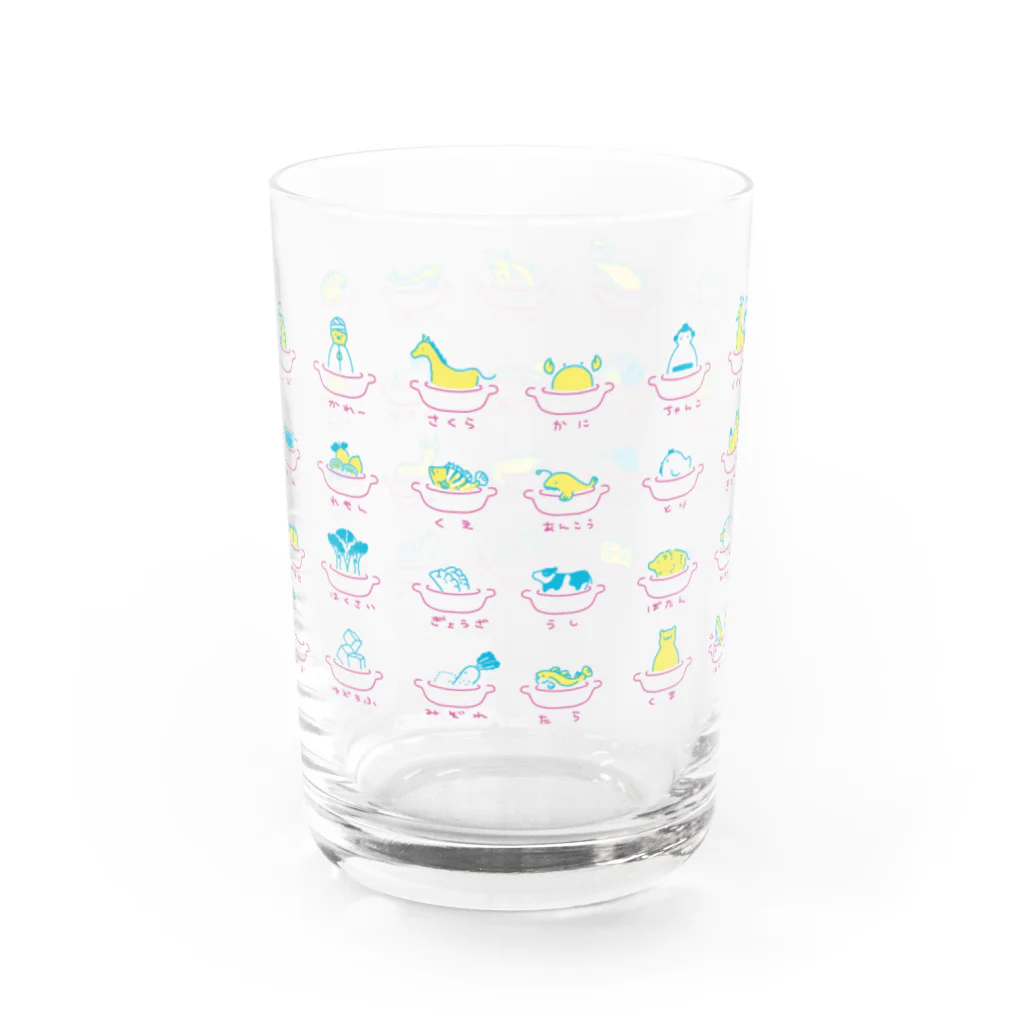 花屋のおなべ Water Glass :back