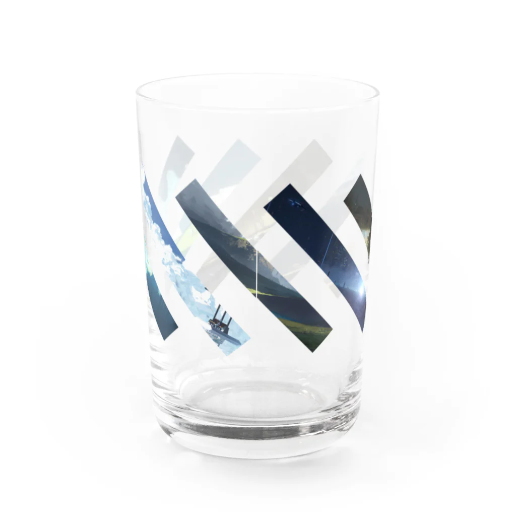 あすてろidの八列風景 Water Glass :back