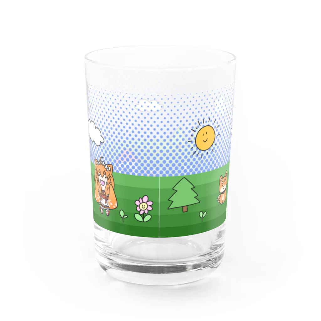 忠犬はちこの犬小屋ショップのはちこのお庭 Water Glass :back