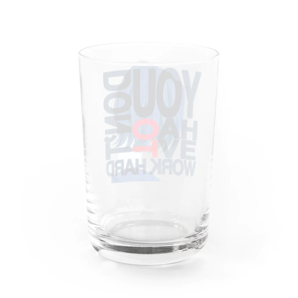 homareのウルフカットgirl Water Glass :back