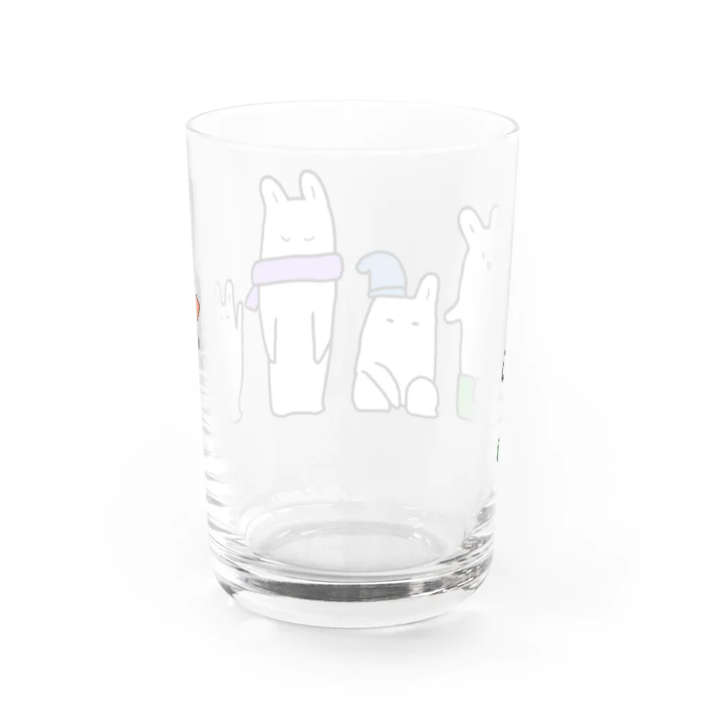 たなかちゃんのへんな生きもの Water Glass :back