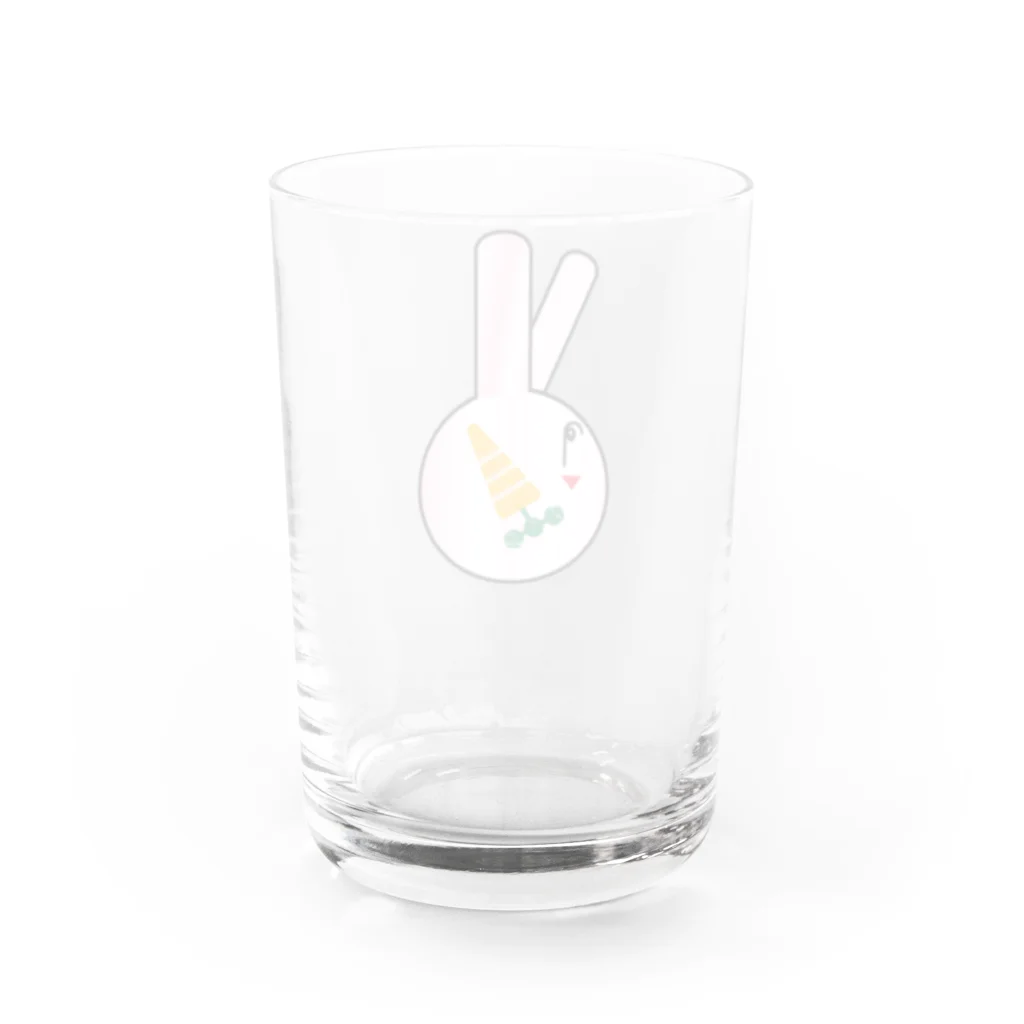 カワシマナオト/Naoto Kawashimaのキャロット&バニー グラス グラス反対面
