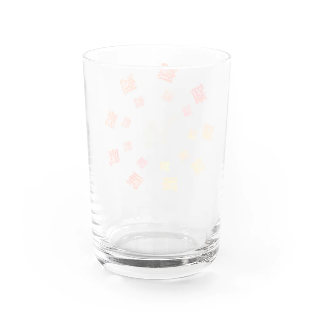 Gregge Southerd #suzuri店のデザイン鷹 Water Glass :back