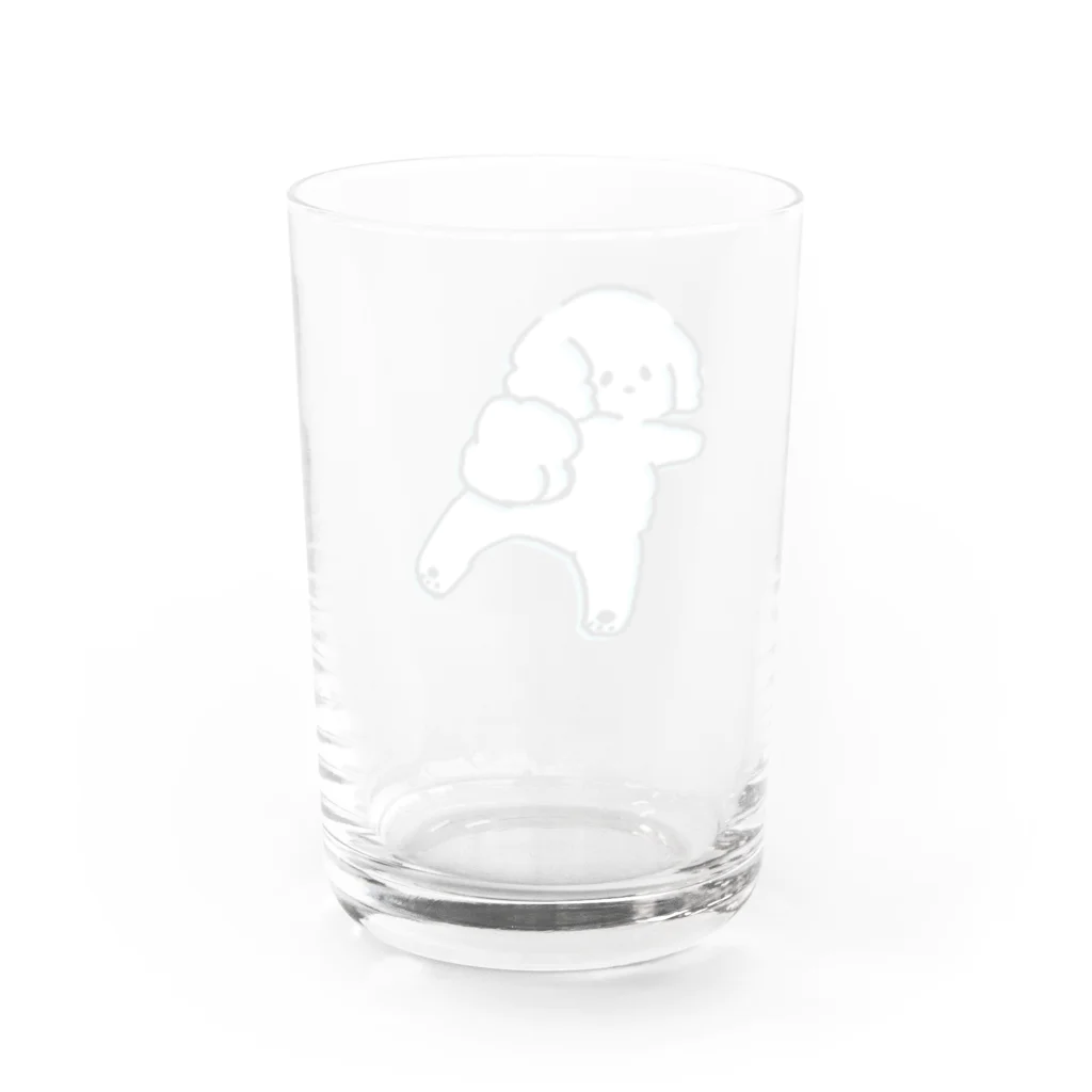 ソラリナのふわふわトイプードル1 Water Glass :back