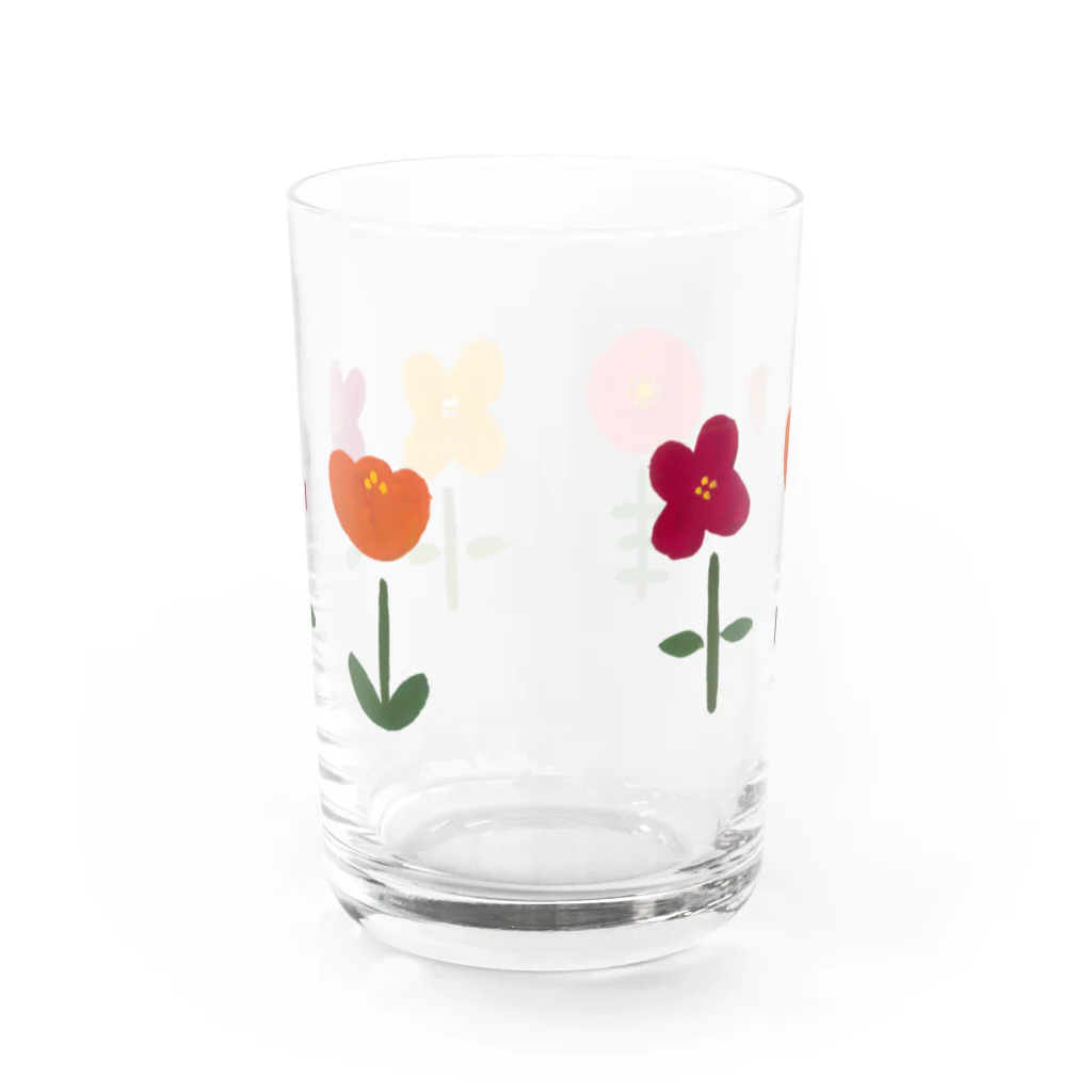 エレナのお花グラス Water Glass :back