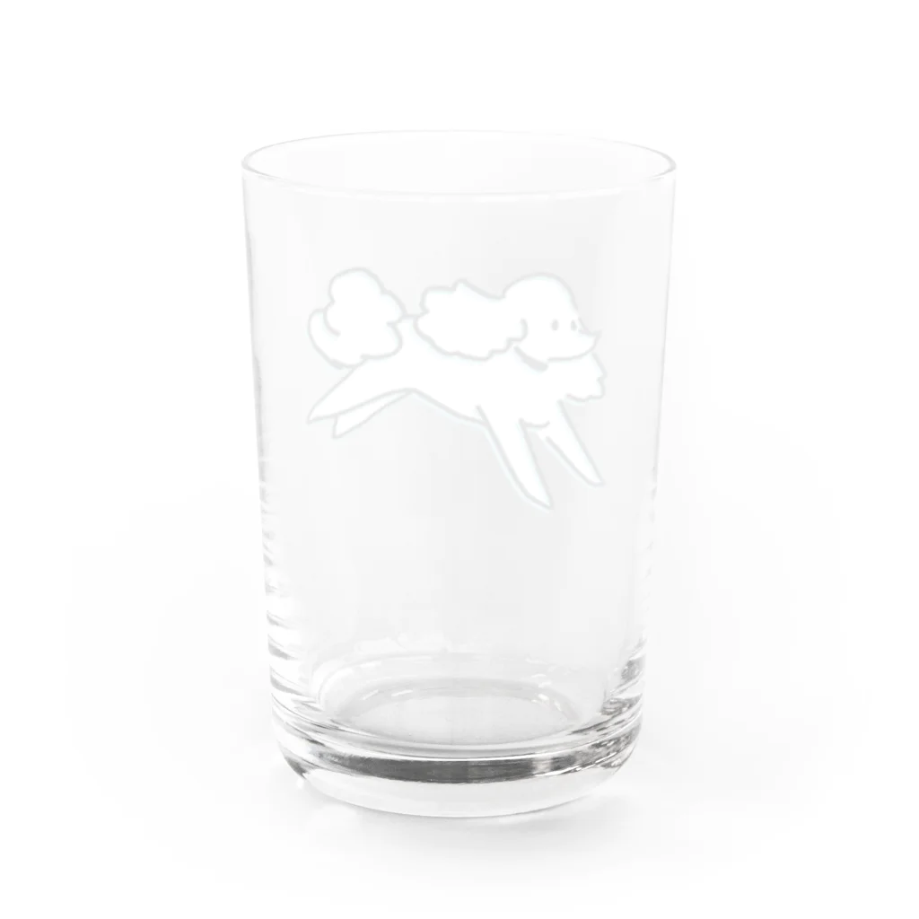 ソラリナのふわふわトイプードル5 Water Glass :back