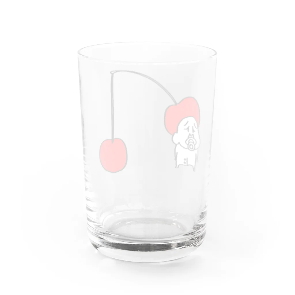 kawajitomoyoのさくらんぼちやちゃん Water Glass :back