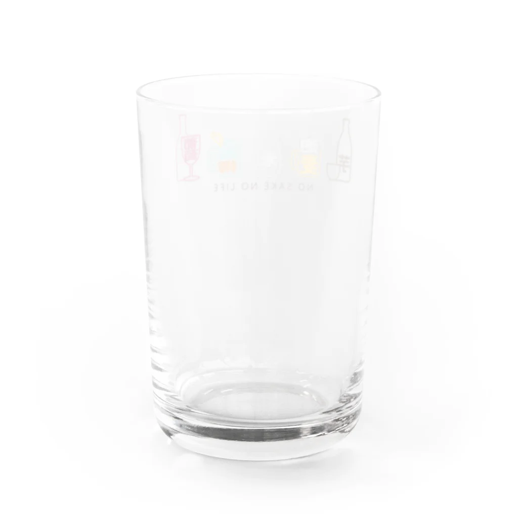 301shopのNO SAKE NO LIFE Water Glass :back