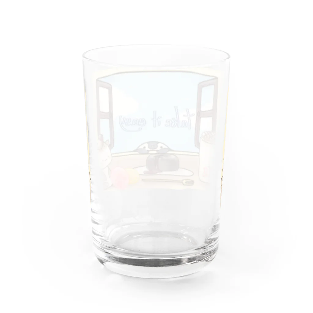 しぇりーのあとりえのほっこりティータイム Water Glass :back