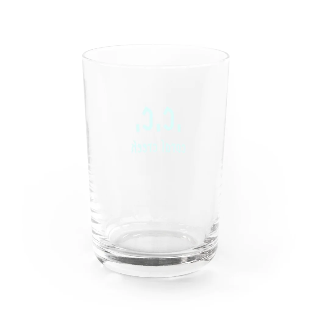coral creek_hairのコーラルクリークオリジナルグッズ Water Glass :back