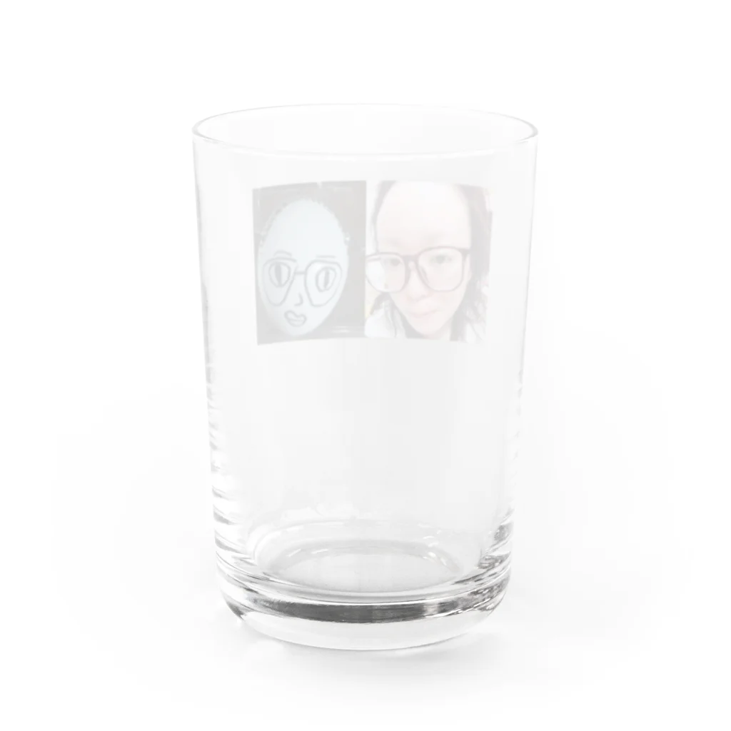 ANAN＠猫ひろしの人🥚🥚のたまごなん？シリーズ Water Glass :back