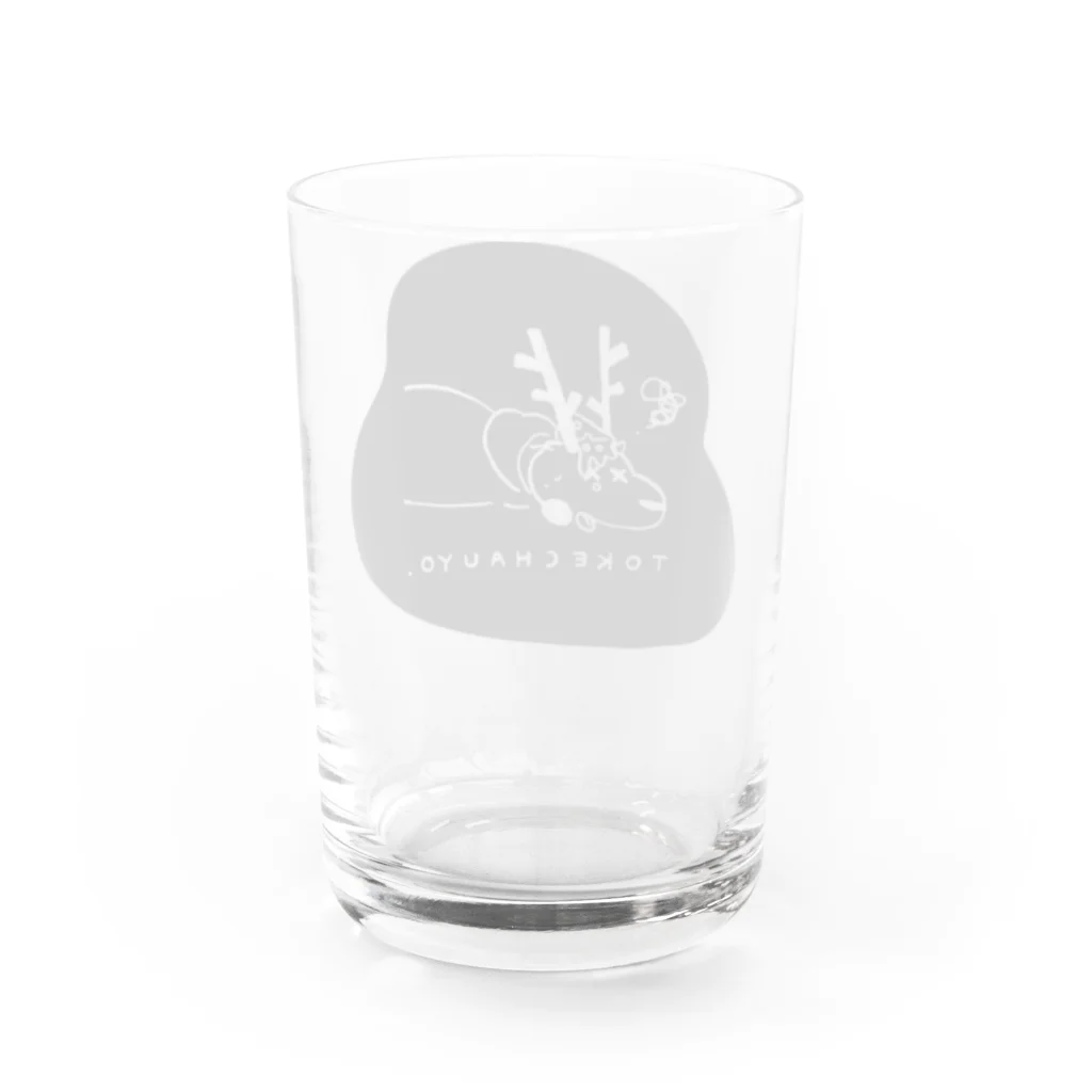 EMiiiiiの脳みそとろけるチーズ。 Water Glass :back