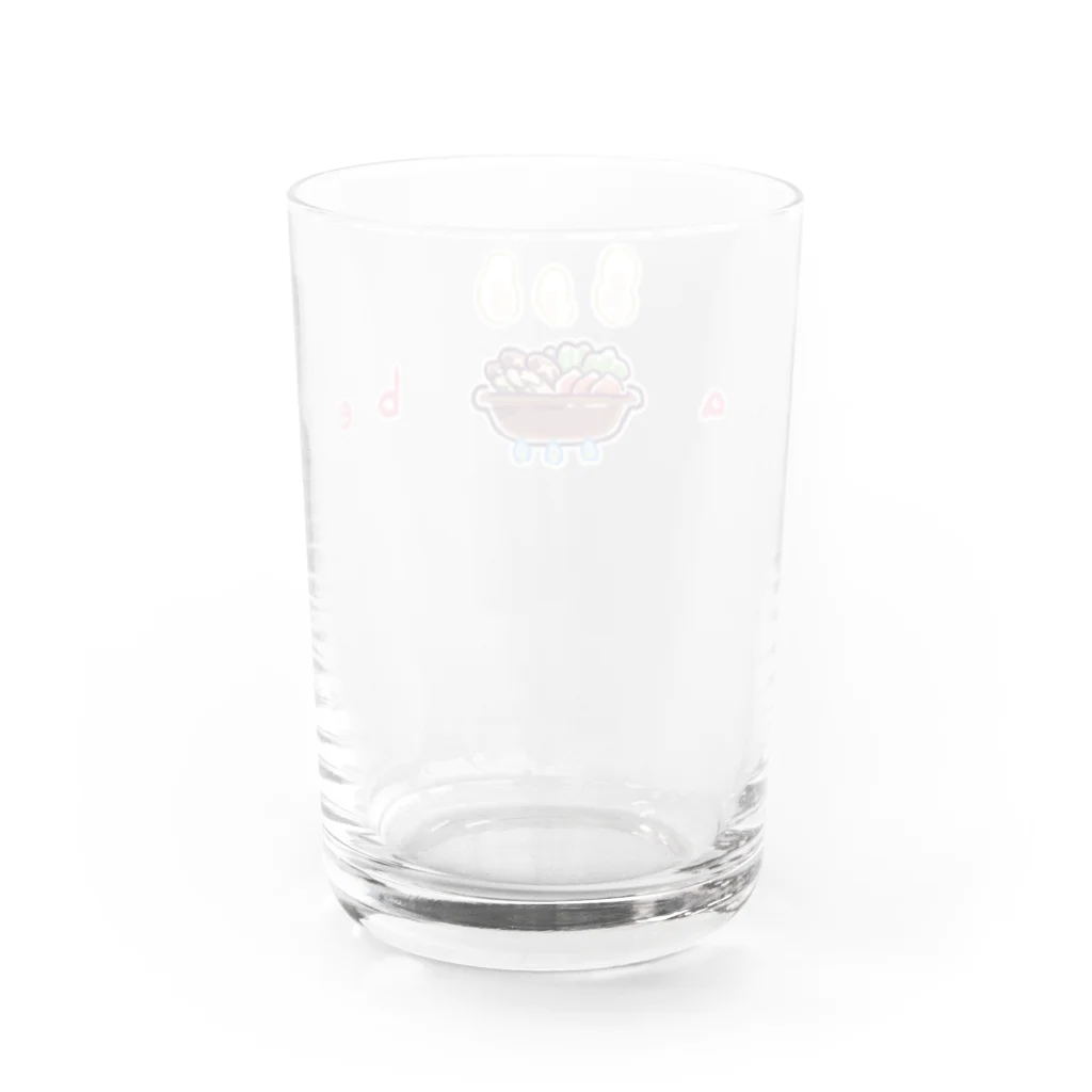 ヨコ山店のお鍋ぐつぐつ Water Glass :back