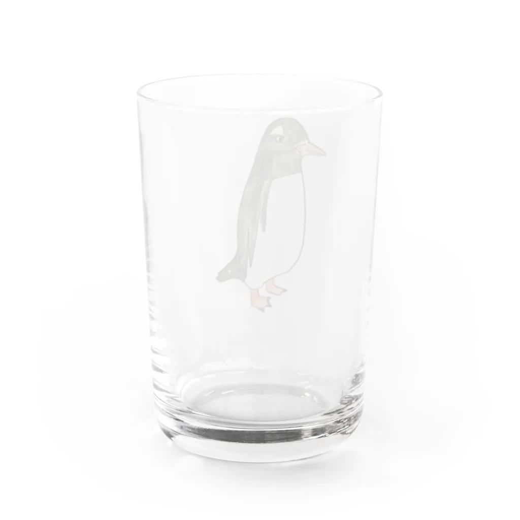 simpleのジェンツーペンギン グラス反対面