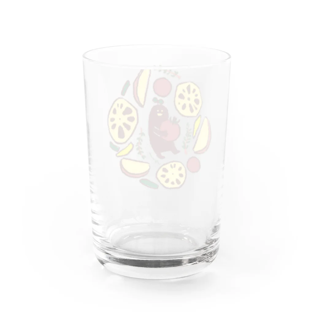 メバエマツモトのやさいのぐりる Water Glass :back