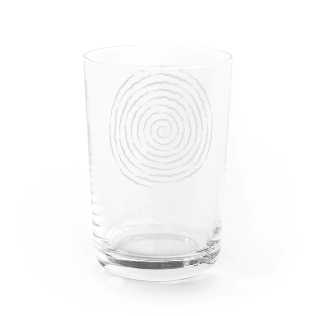 ツバメ堂のぐるぐるヘビ Water Glass :back