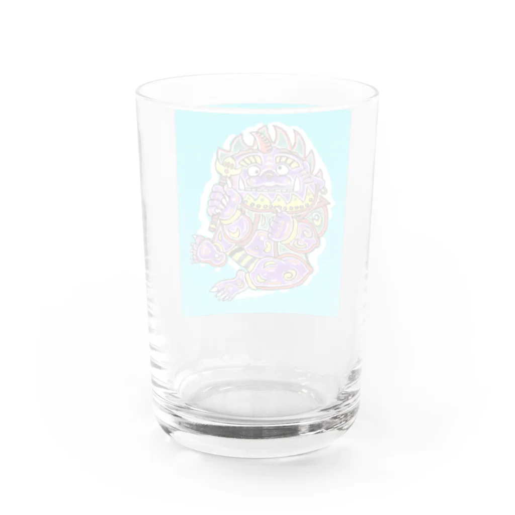 とよだ 時【ゆうもぁ-と】のあくる鬼 Water Glass :back