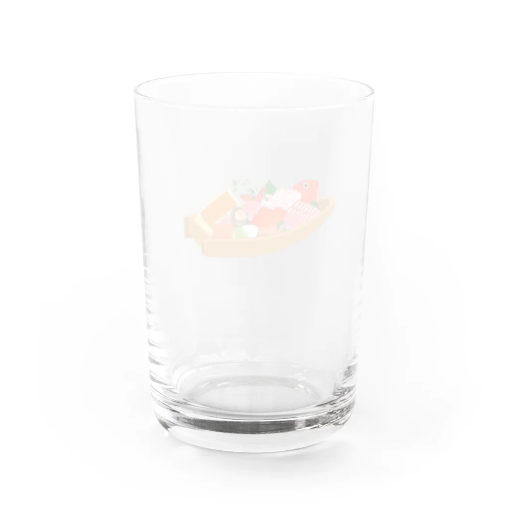 さく🐼の舟盛り Water Glass :back