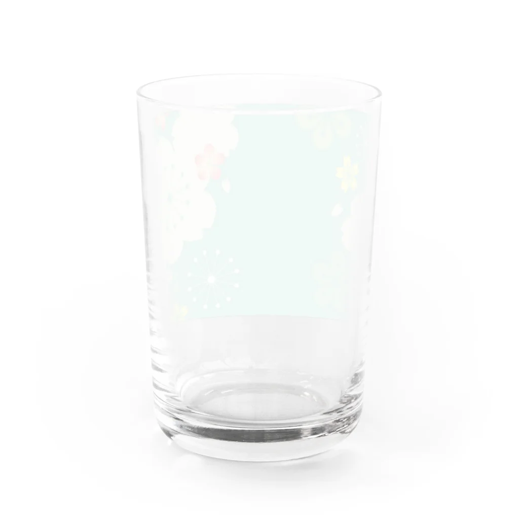 orange_honeyの桜 Water Glass :back