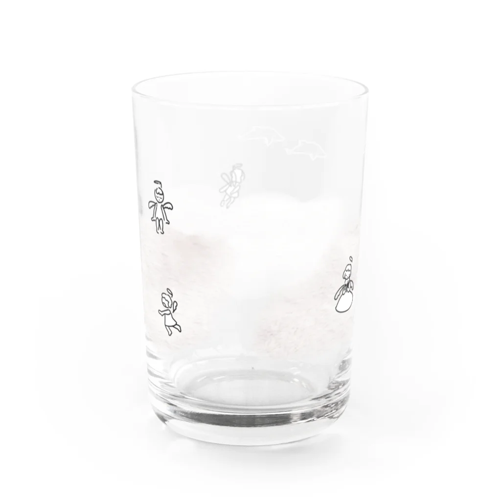 透けるの天使 Water Glass :back