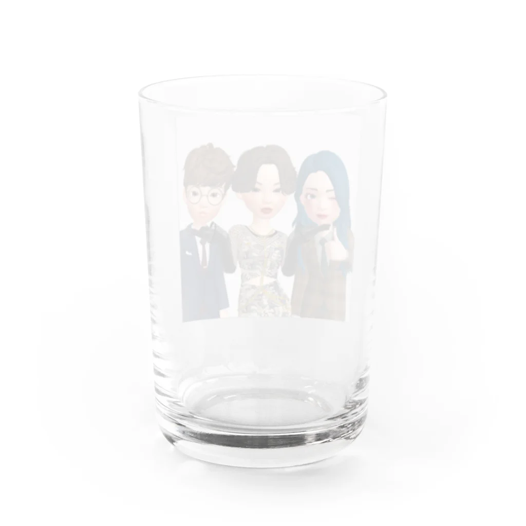 myonyomのタピ♪タピ♪ズ Water Glass :back