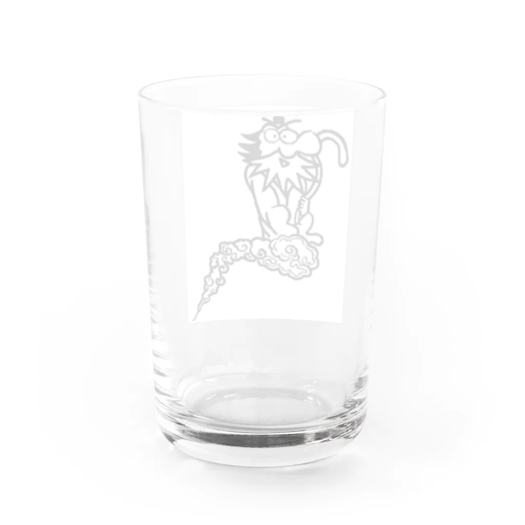 とよだ 時【ゆうもぁ-と】の伊吹山飛行上人 Water Glass :back