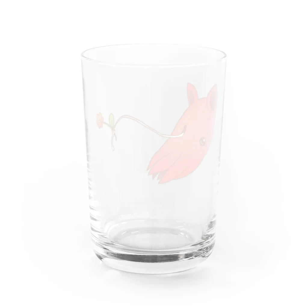 ねこねこたいむのコウモリダコさんのグラス♪（深海生物シリーズ） Water Glass :back